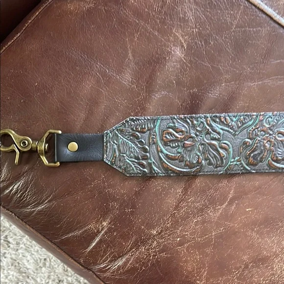Jill’s Homestead Specialty Strap Teal Bronze 24” - Picture 1 of 5